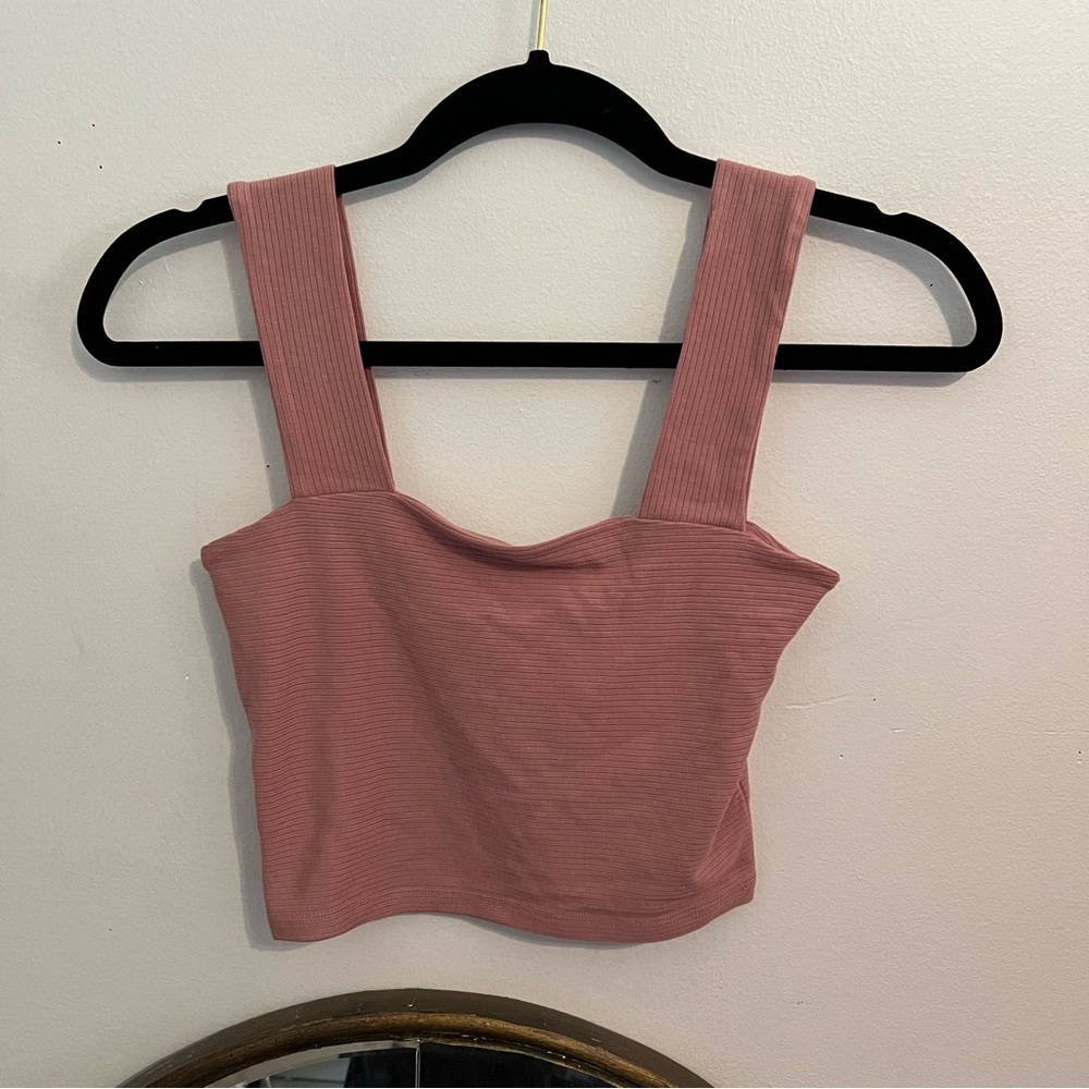 Free people crop tank small blush